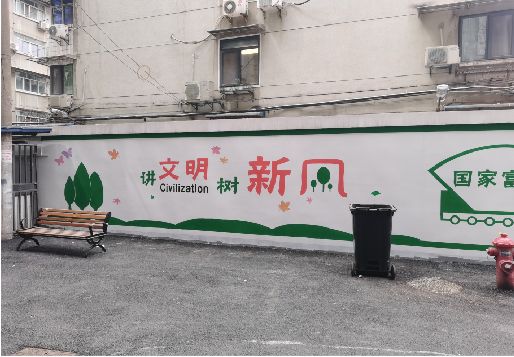 鲁甸社区墙绘